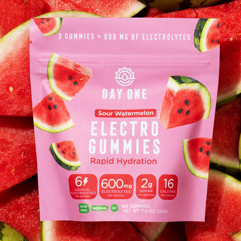 Hydrotic Gummies Raspberry Rapid Hydration Gummies – Convenient Hydration | Day One